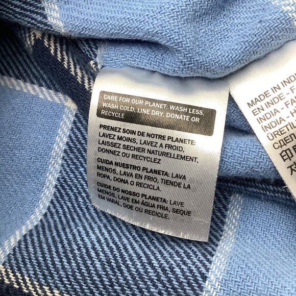 Levi Strauss & Co SilverTab‎ Mens Long Sleeve Button Up Flannel Shirt Size M - Picture 8 of 9